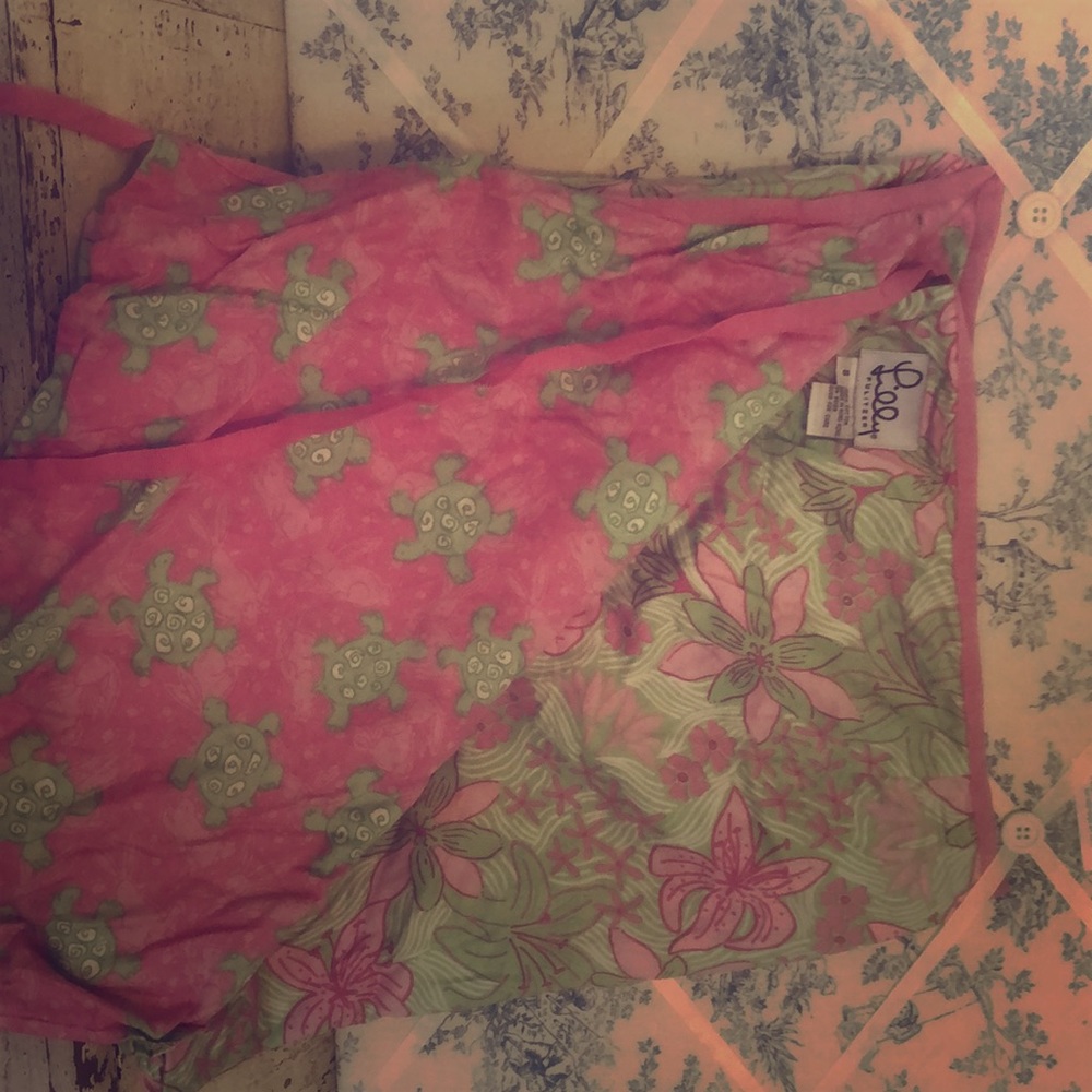 Lilly wrap reversible skirt